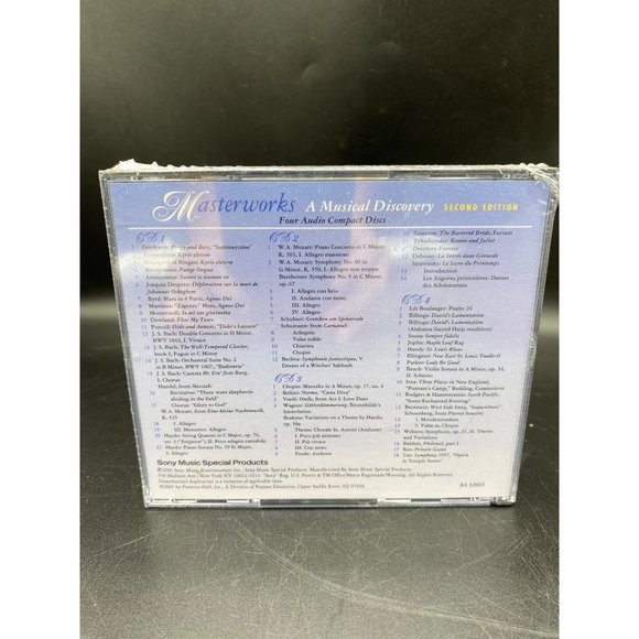 Masterworks A Musical Discovery 4 CD 2nd edition sealed - Picture 4 of 4